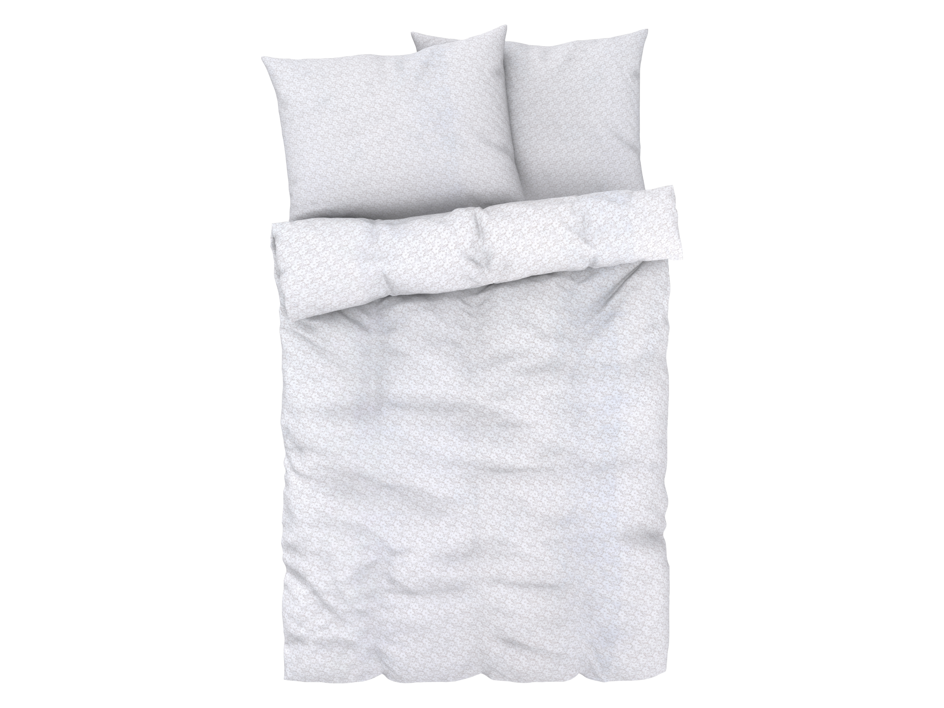 Livarno home Ložní povlečení z mikrovláknitého saténu, 200 x 220 cm, 70 x 90 cm (béžová)