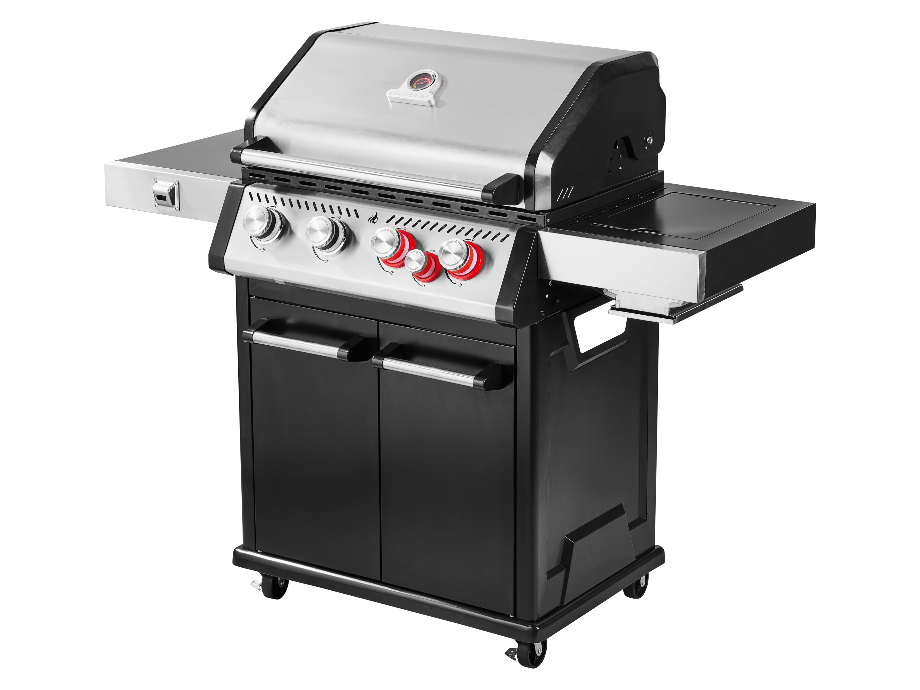 Grillmeister Plynový gril Memphis 19,7 kW, 4 + 1 keramický hořák