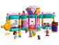 Sada LEGO Friends s obchodem se sladkostmi, figurkami a doplňky.