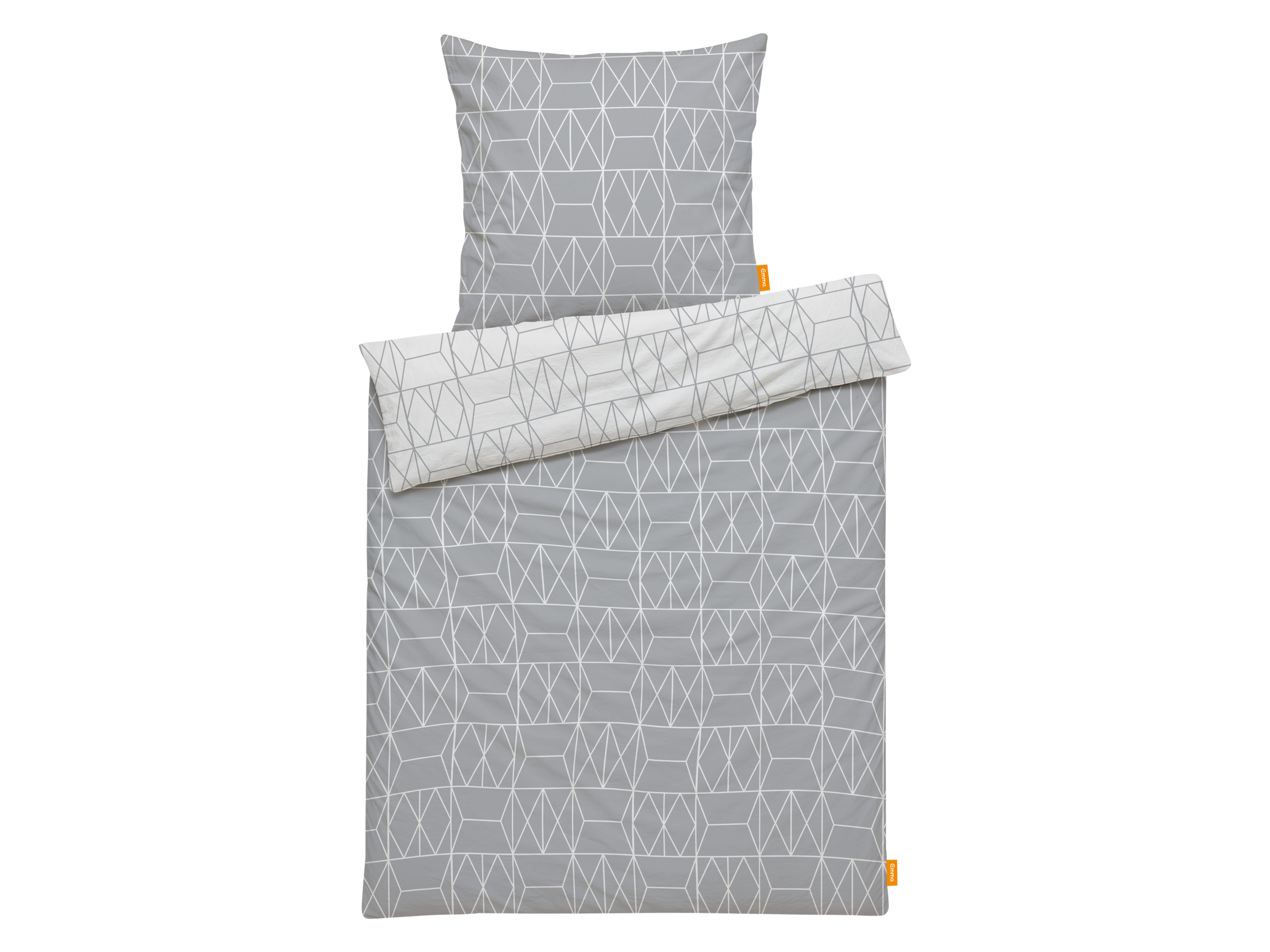 Emma Ložní povlečení Renforcé, 200 x 220 cm, 70 x 90 cm (šedá)