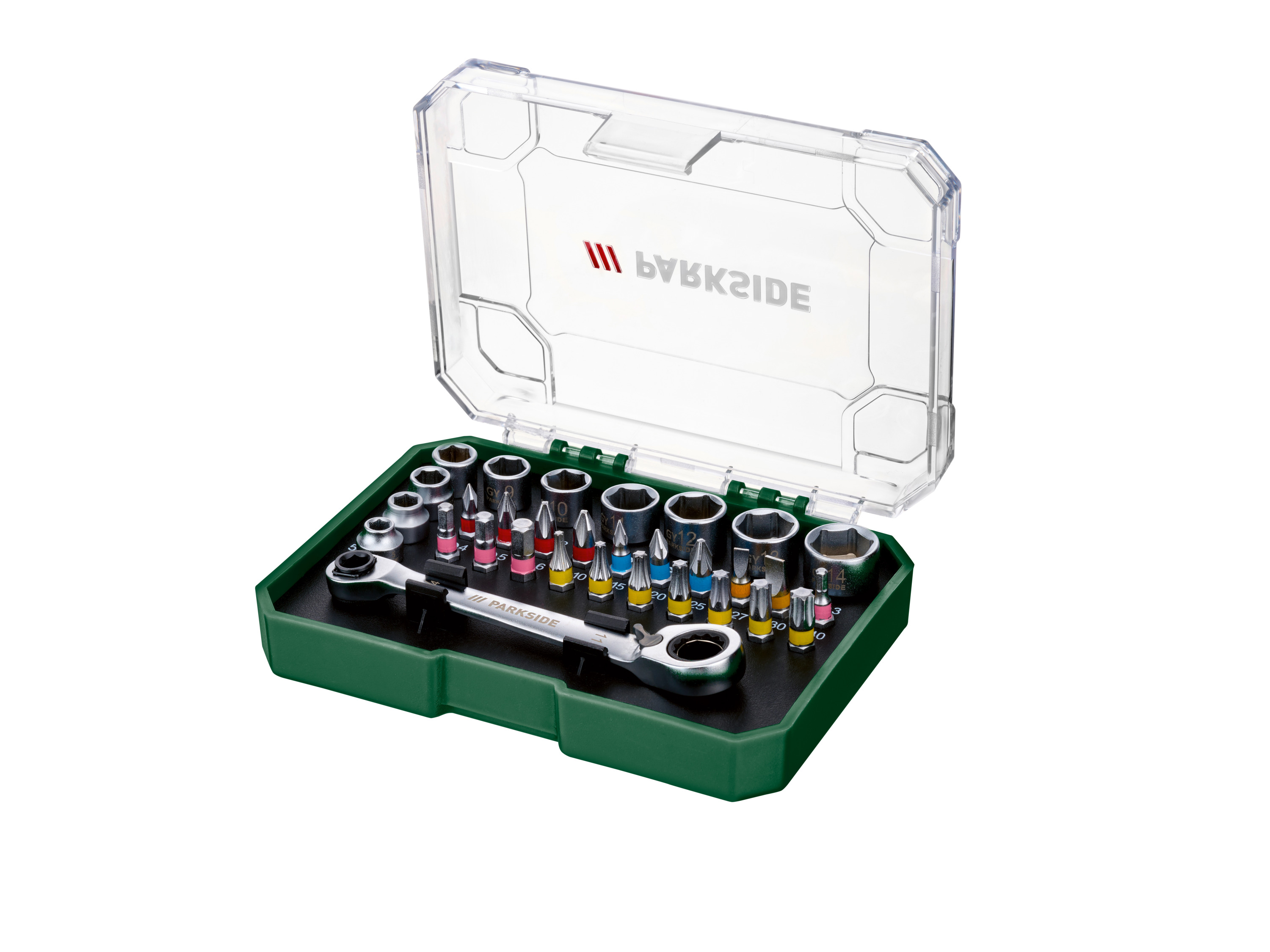 Parkside® Sada nástrčných klíčů, 31dílná