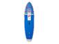 Modrý a bílý nafukovací SUP paddleboard s červenými detaily