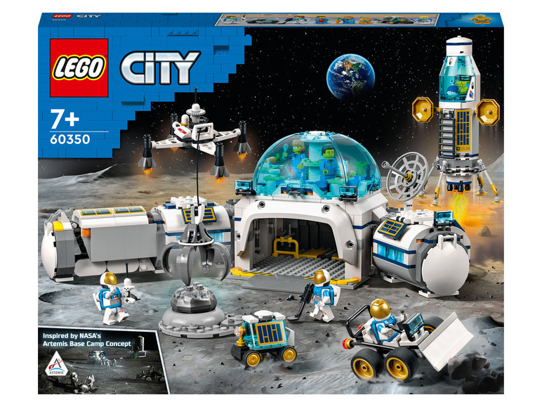  Zobrazit na celou obrazovku LEGO® City 60350 Lunární výzkumná stanice - Obrázek 1
