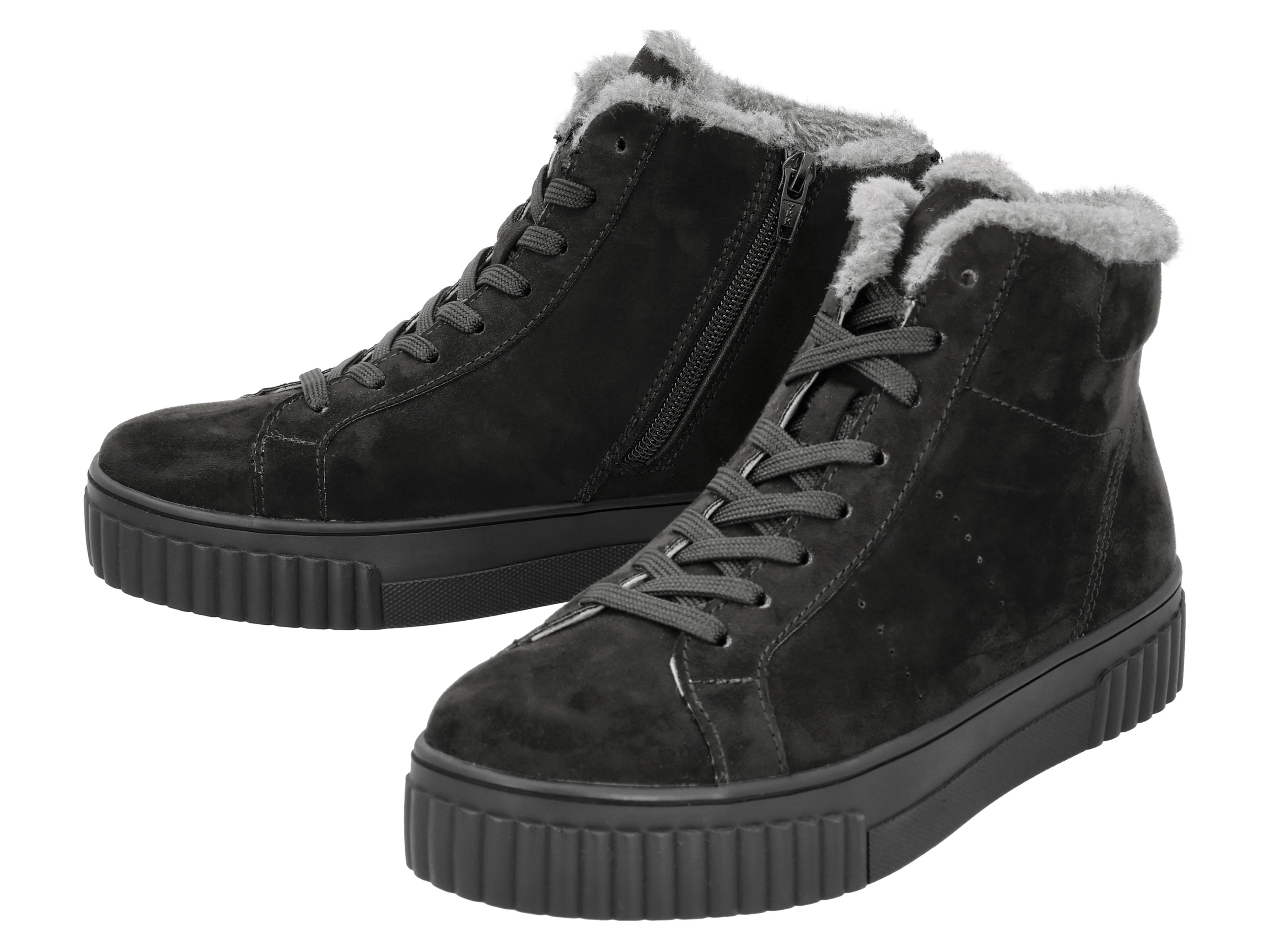 esmara® Dámská kotníková obuv s hřejivou podšívkou (černá, 41)