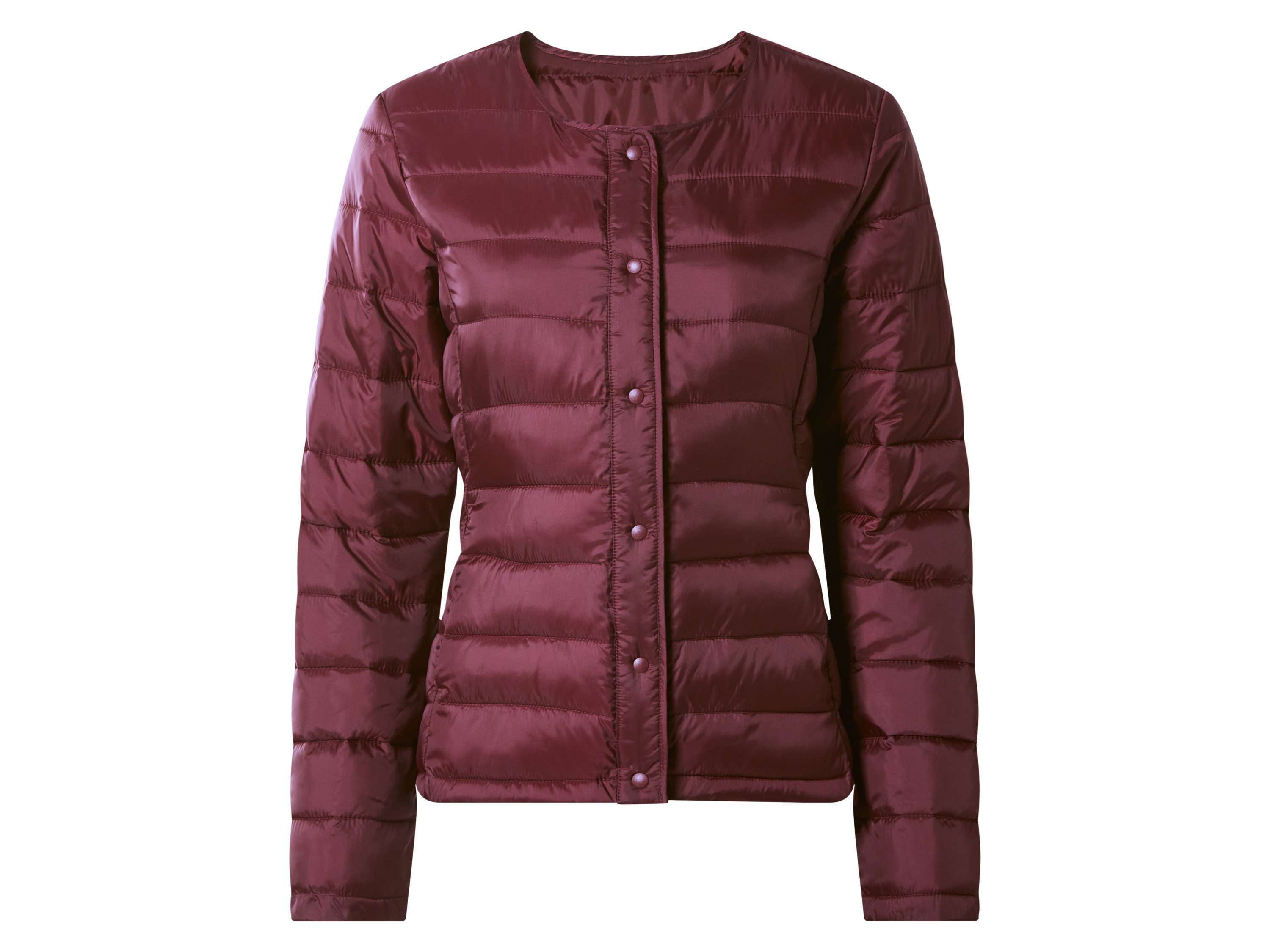 Esmara® Dámská prošívaná bunda (bordó, XL (48/50))