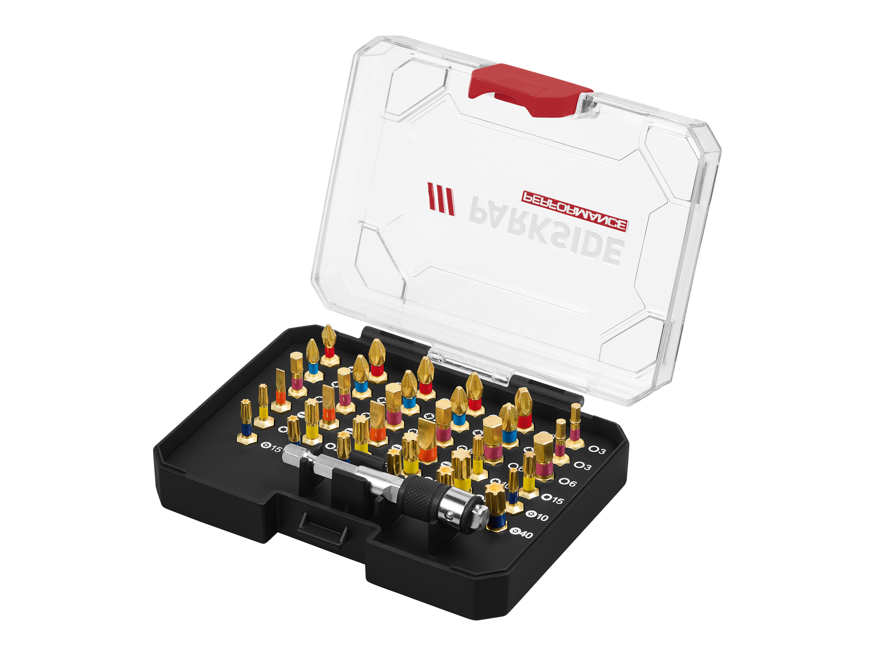 Parkside Performance® Sada torzních bitů / Sada torzních bitů a nástrčných klíčů (sada bitů)