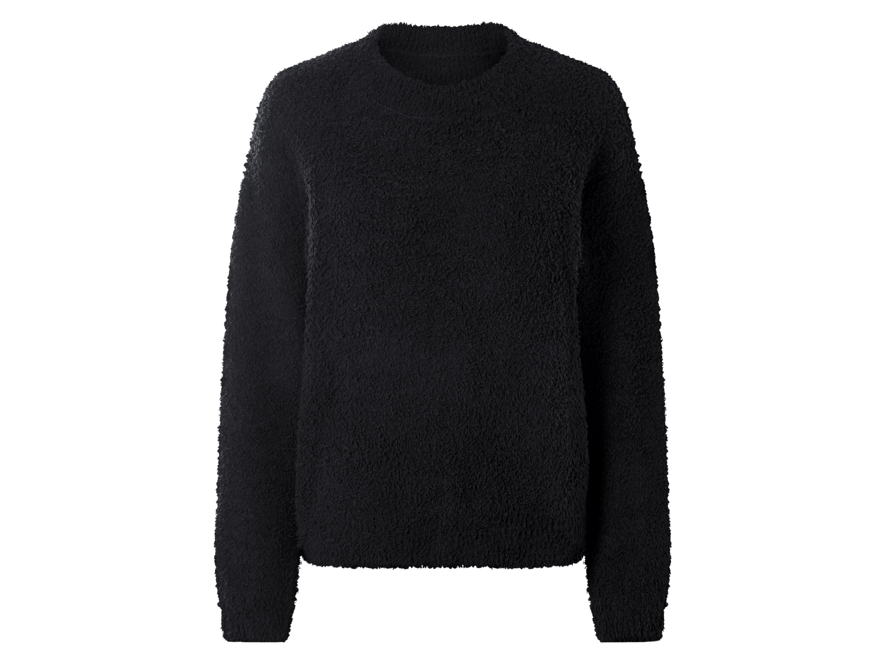 Esmara® Dámský plyšový svetr (černá, S (36/38))