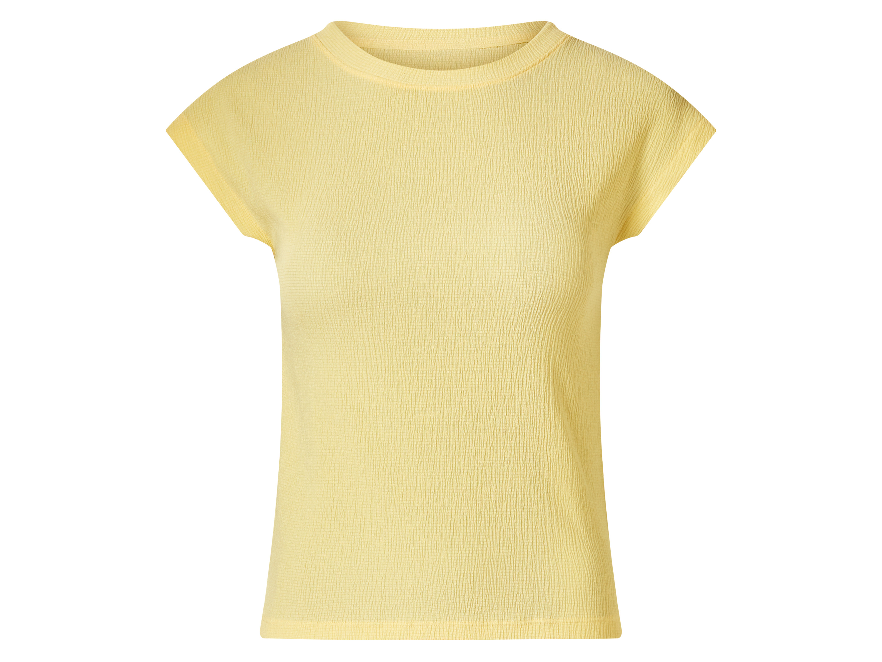 esmara® Dámský top v mačkaném vzhledu (žlutá, Xs(32/34))