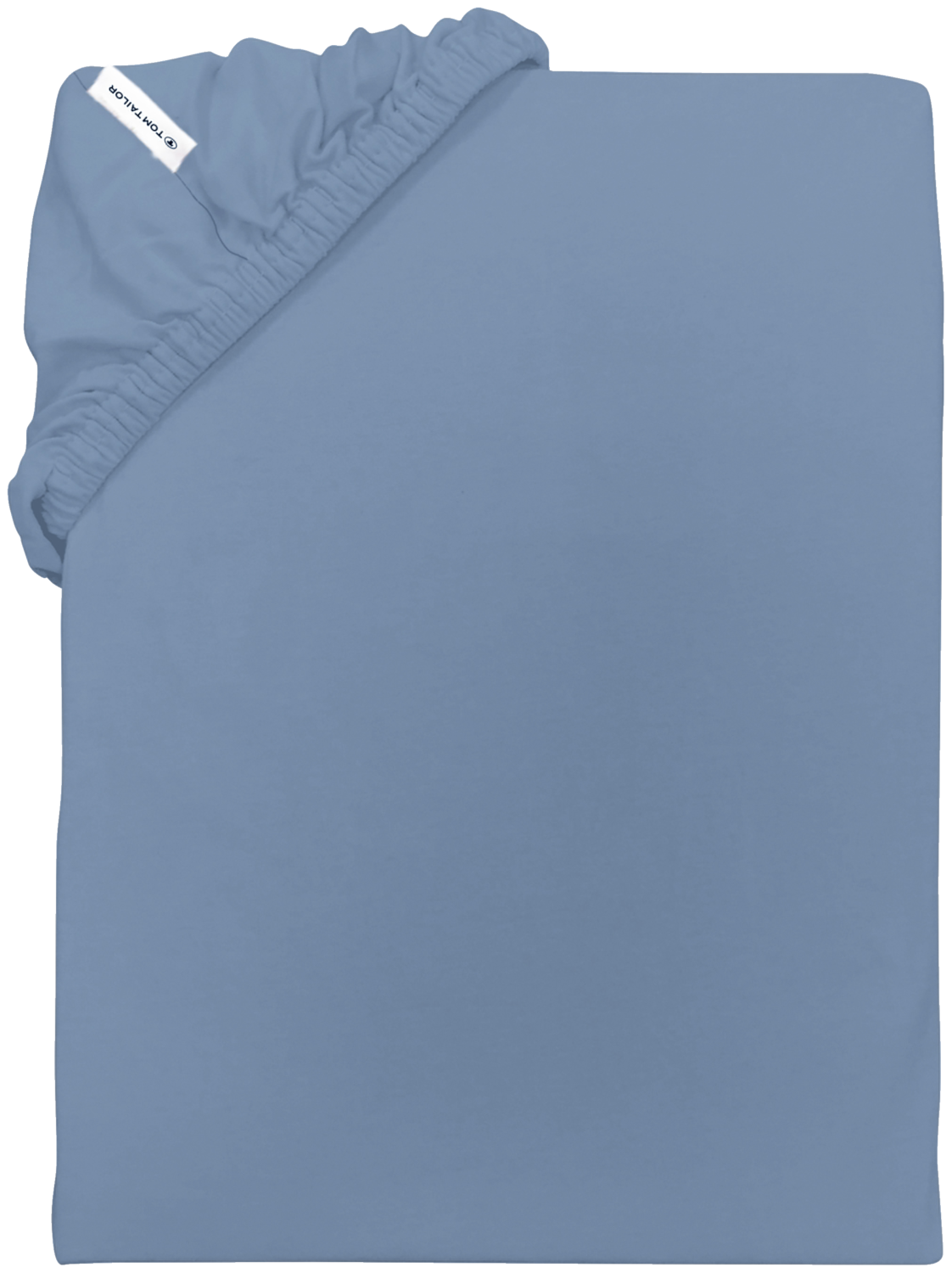 TOM Tailor Napínací prostěradlo Jersey, 90-100 x 200 cm (modrá)