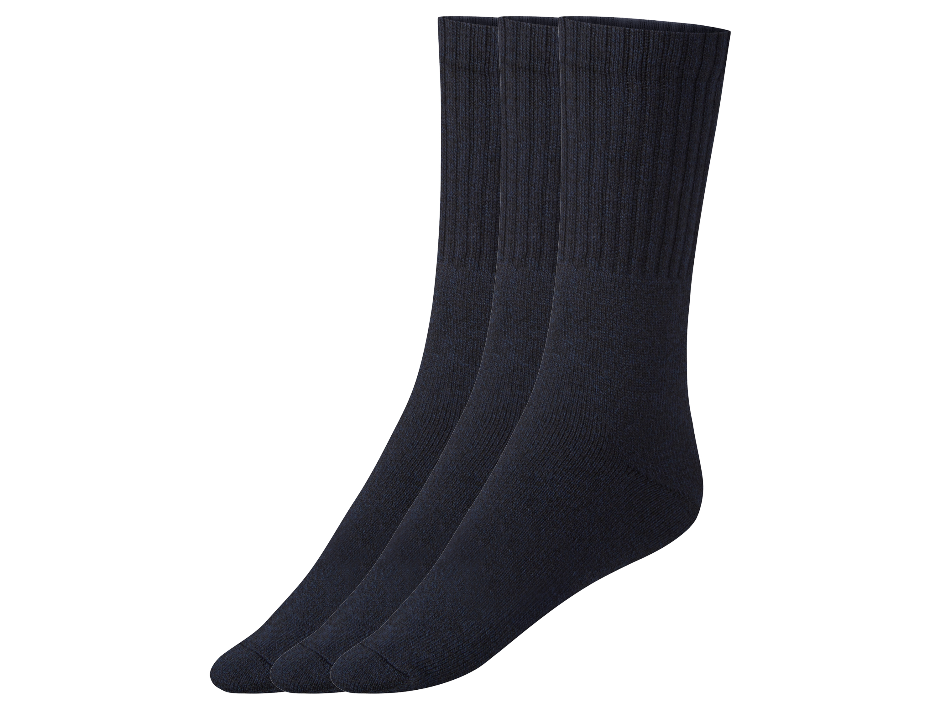 esmara Men Pánské ponožky z hrubé pleteniny, 3 kusy (navy modrá, 39-42)