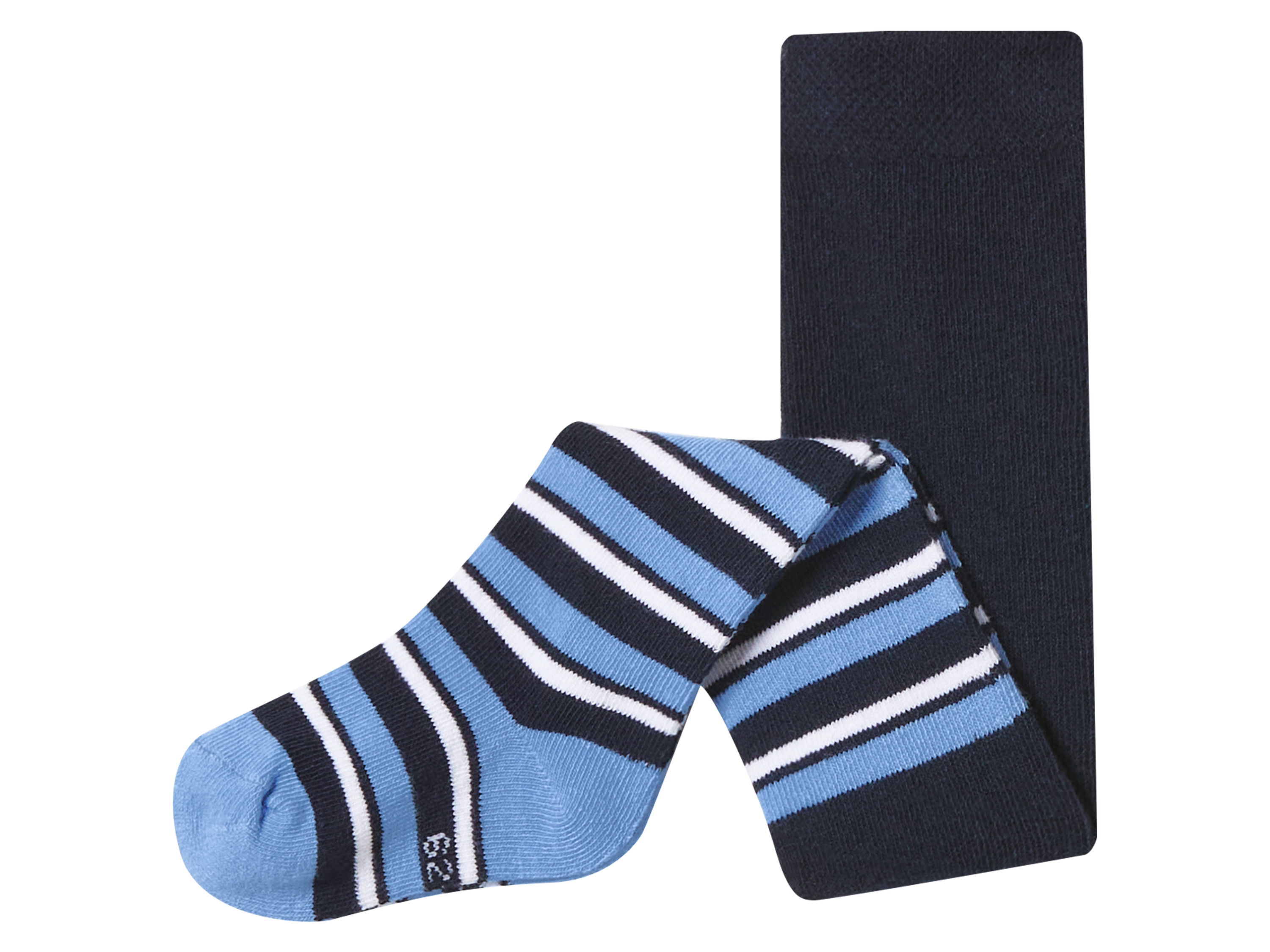 lupilu® Dětské punčochové kalhoty s BIO bavlnou (navy modrá / modrá, 86/92)