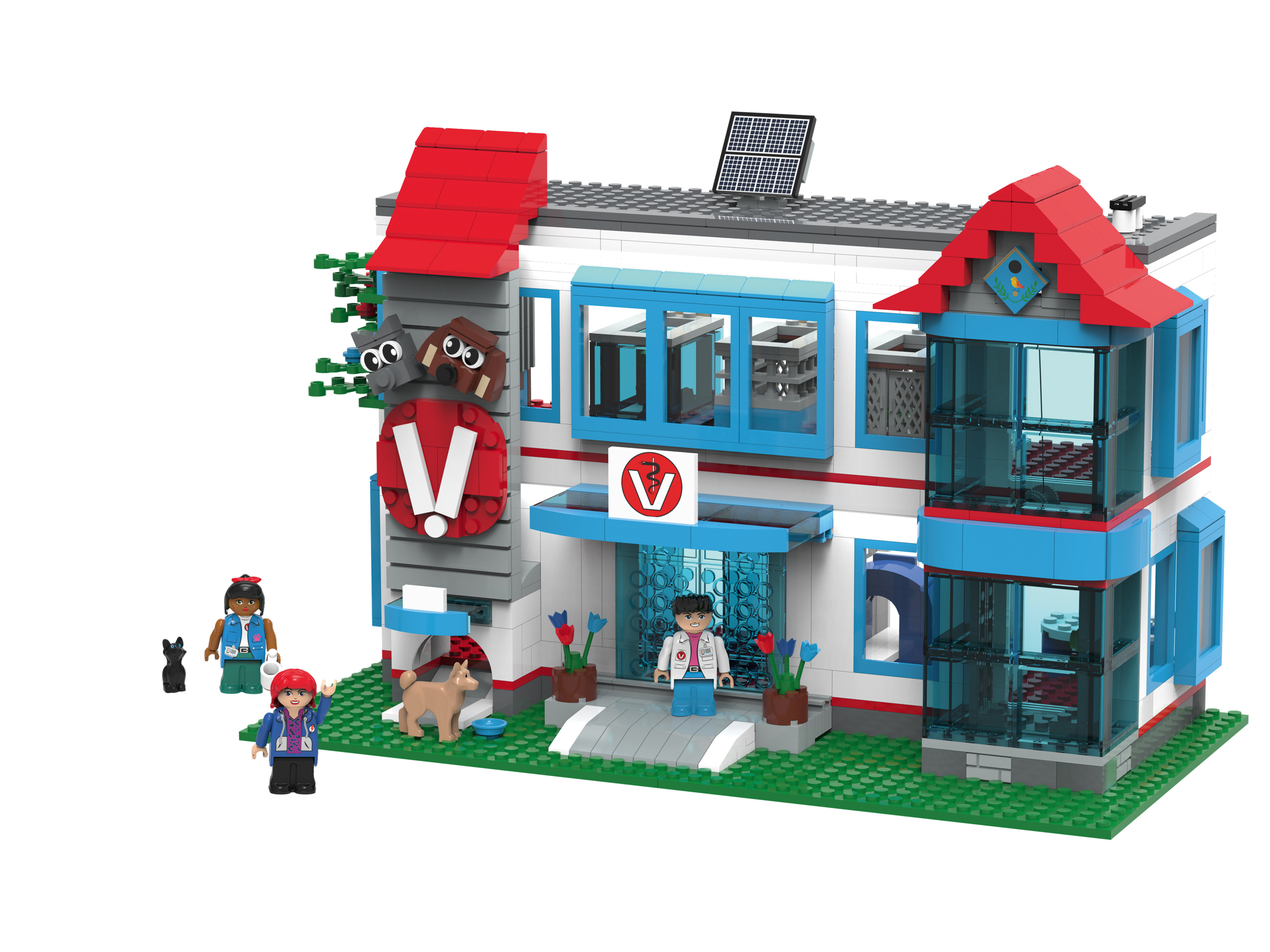 lupilu® Clippys Stavebnice L (veterinární klinika)
