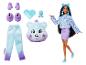 Panenka Barbie Care Bears s plyšovým oblečením a doplňky.