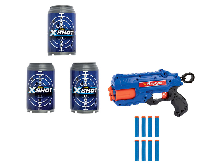  Zobrazit na celou obrazovku Playtive Pistole X-Shot / Náhradní náboje - Obrázek 4