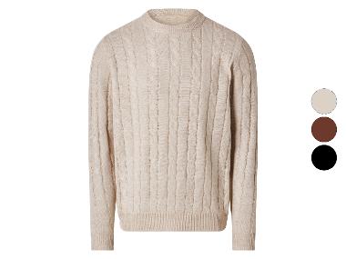 Pánský pletený svetr s podílem vlny