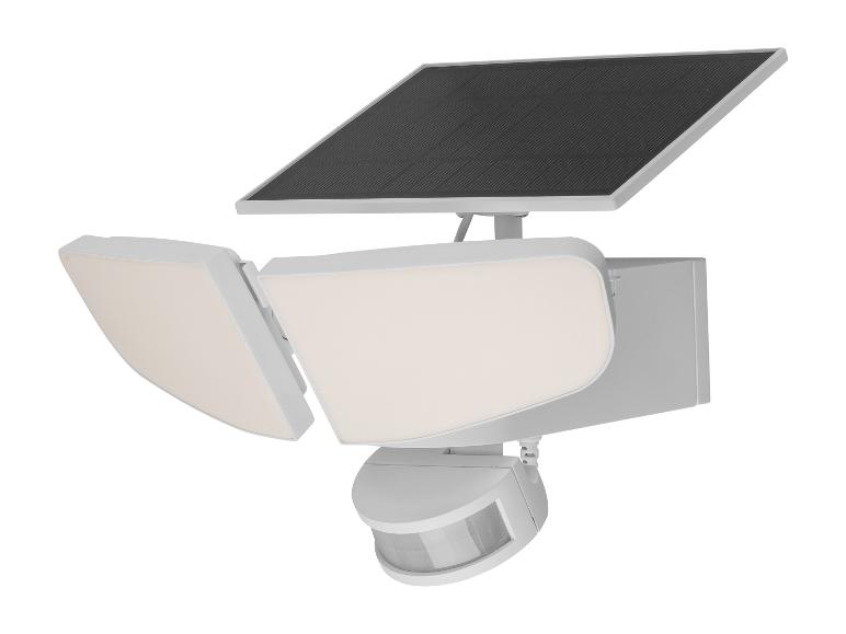 Solární LED reflektor s pohybovým senzorem