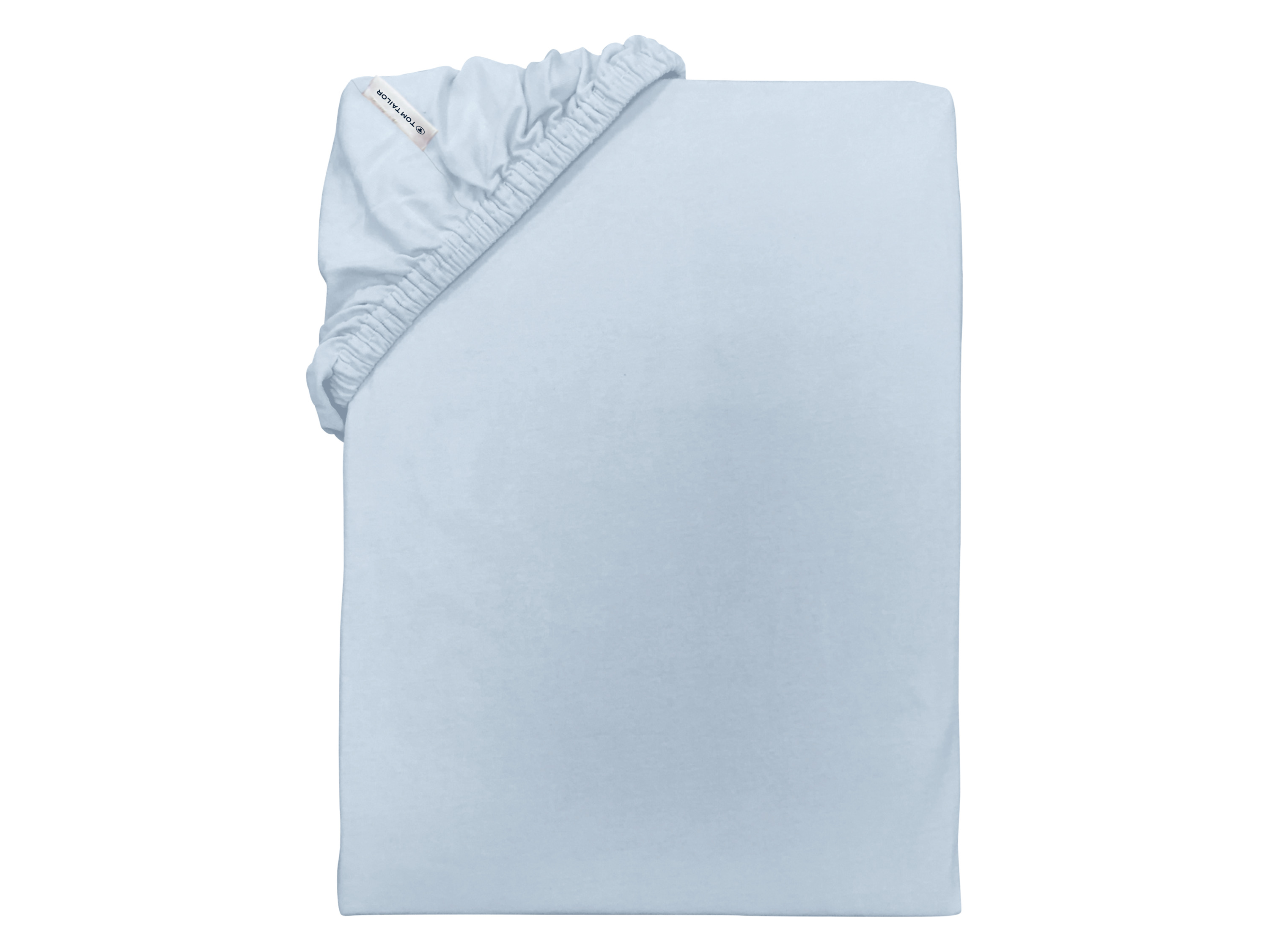 Tom Tailor Žerzejové napínací prostěradlo, 90–100 x 200 cm (světle modrá)