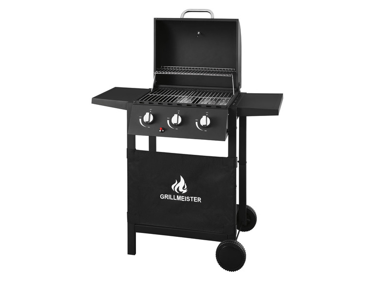  Zobrazit na celou obrazovku GRILLMEISTER Plynový gril se 3 hořáky, 9 kW - Obrázek 3