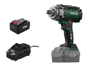 Aku rázový utahovák na kola auta PASSK 20-Li C4, Smart 8 Ah