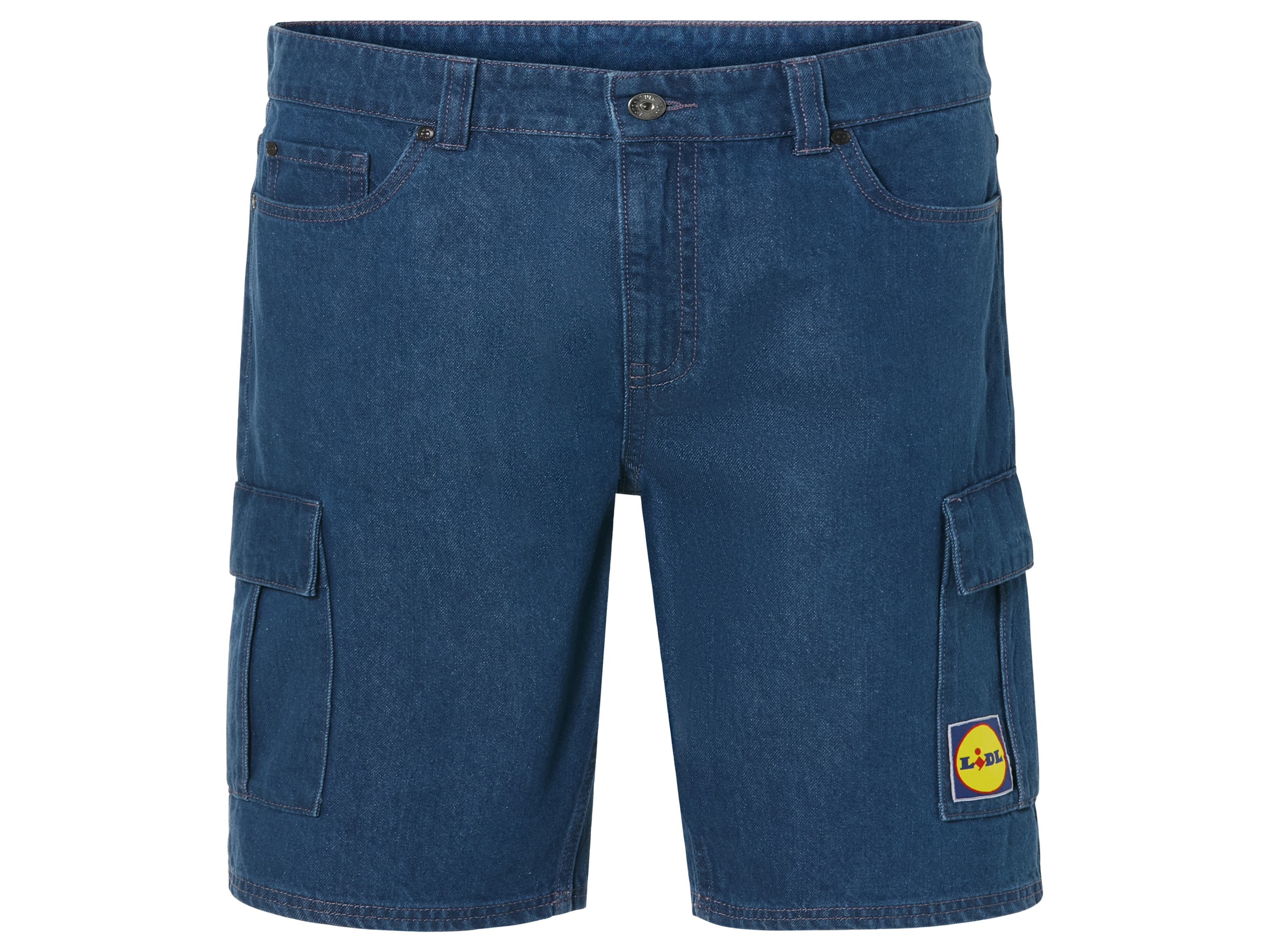 Livergy® Pánské džínové kraťasy Lidl (38, modrá)