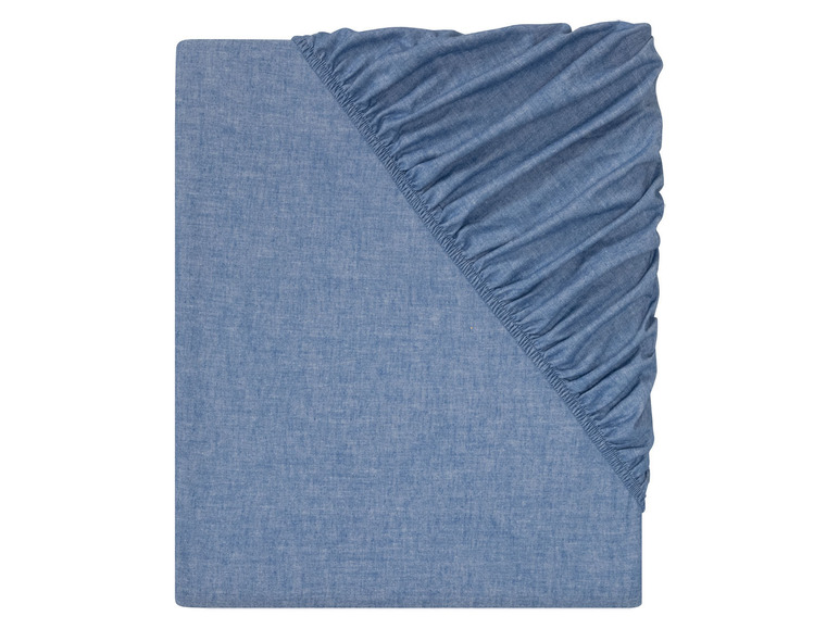  Zobrazit na celou obrazovku LIVARNO home Napínací zimní prostěradlo Chambray, 140–160 x 200 cm - Obrázek 1
