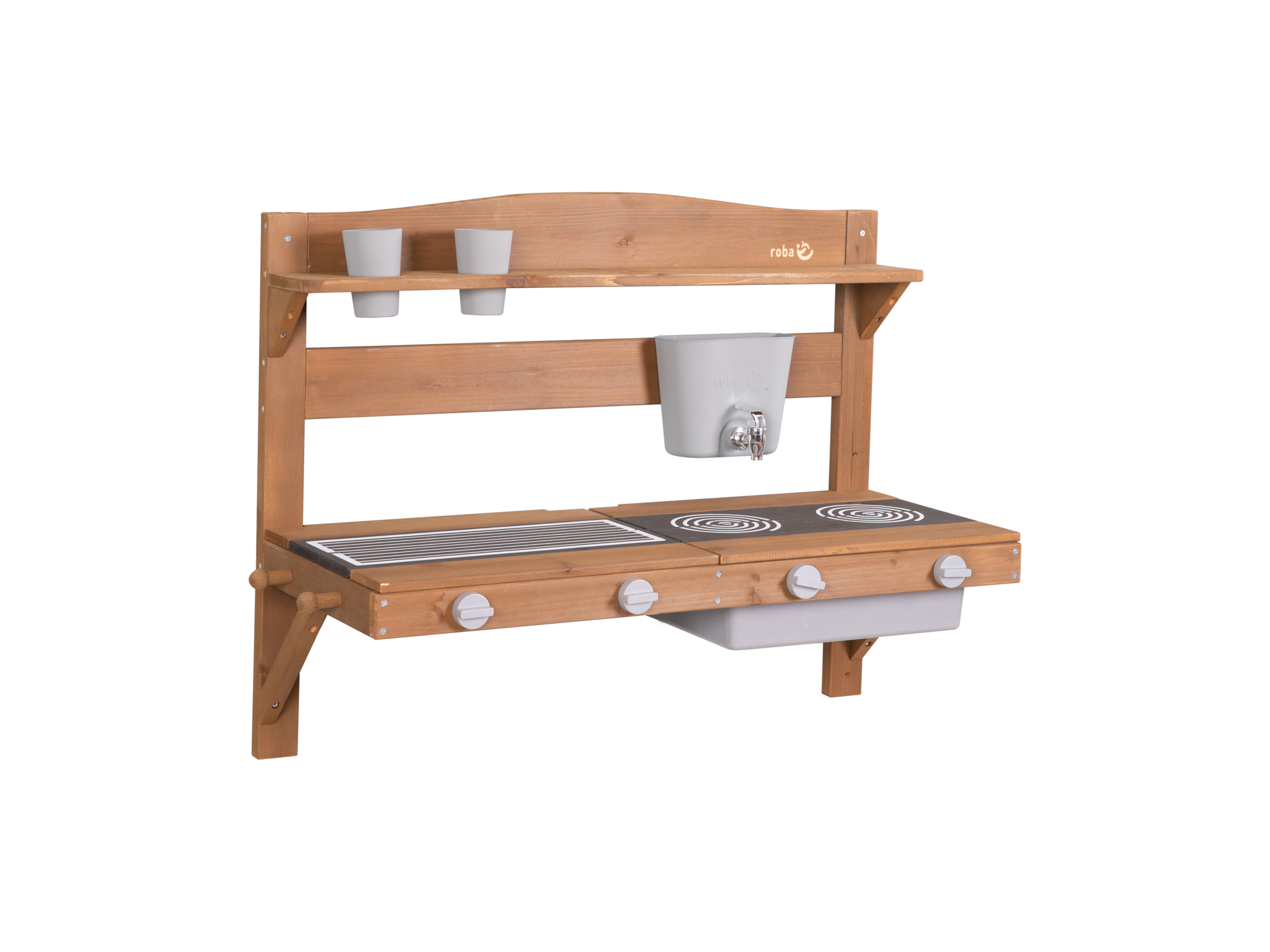 roba Dětská venkovní kuchyňka (85x35x65, teak)