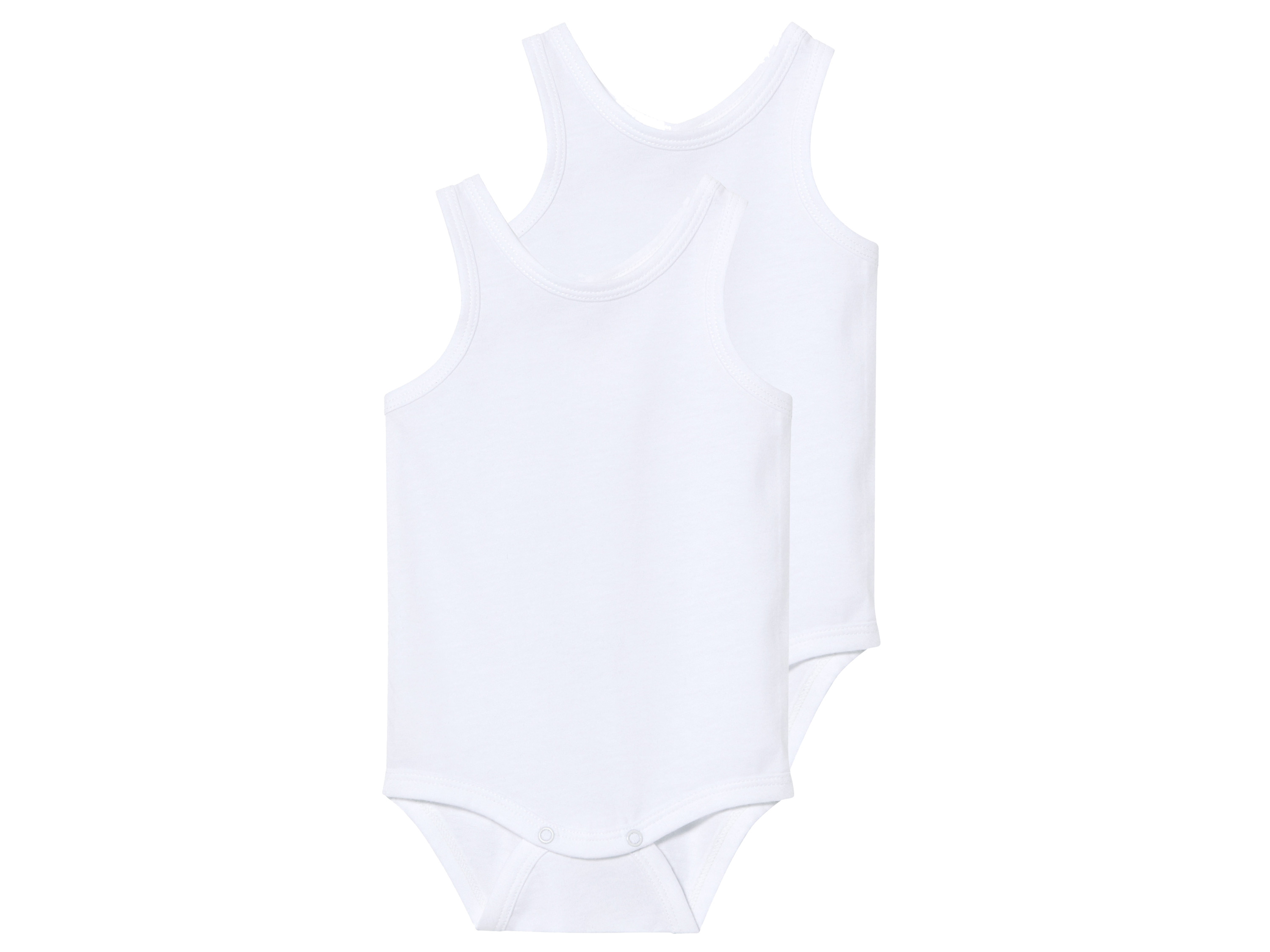 lupilu® Chlapecké body, 2 kusy (bílá, 62/68)