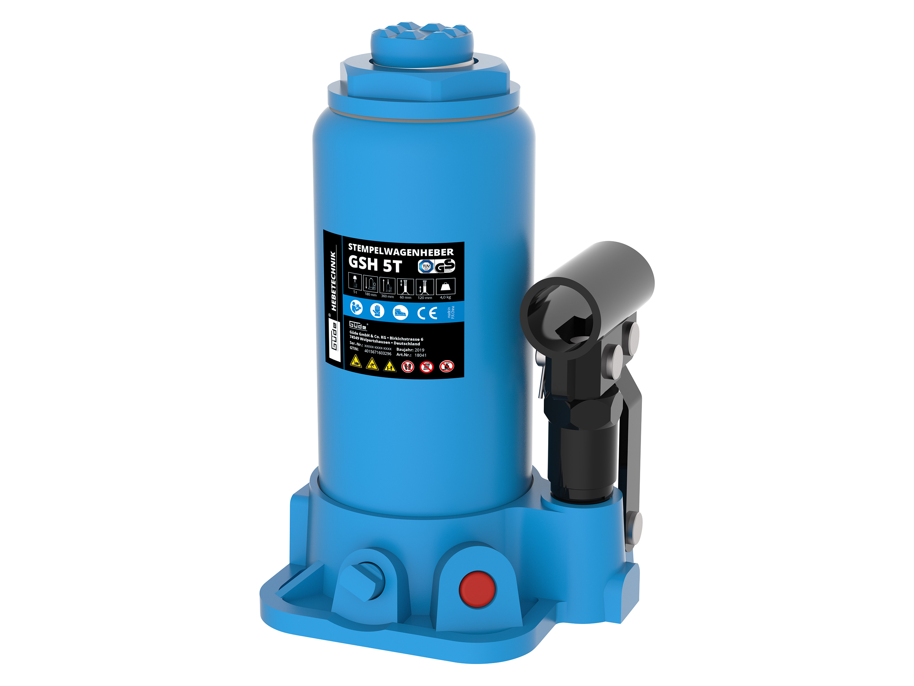 Güde Hydraulický zvedák GSH 5 t/10 t (5 d)