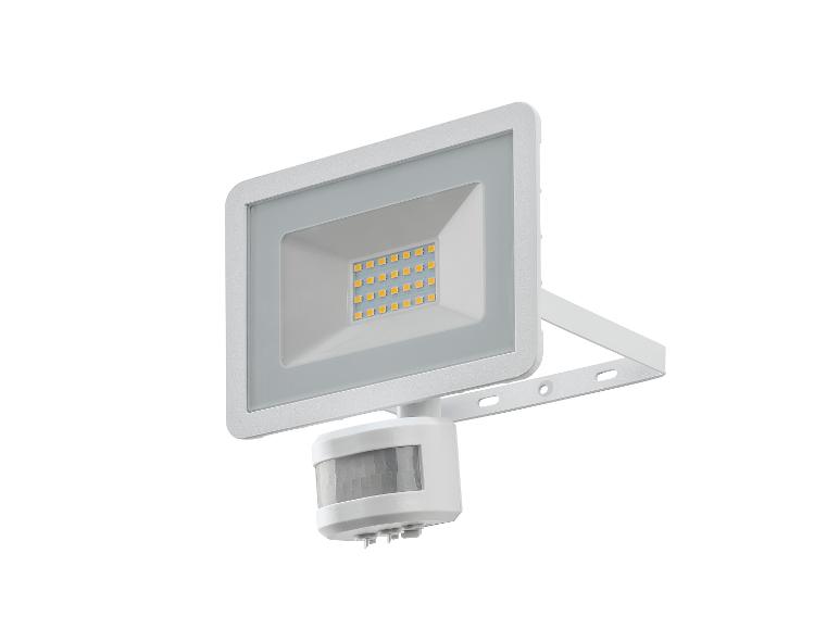 Bílý LED reflektor s pohybovým senzorem