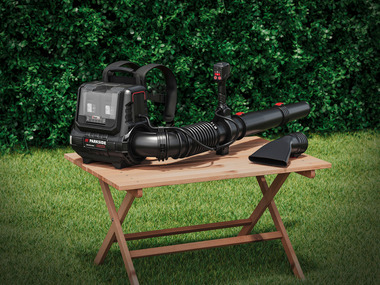 PARKSIDE PERFORMANCE® Aku foukač listí na záda PPRLBA 40-Li A1, 2x Smart 8 Ah