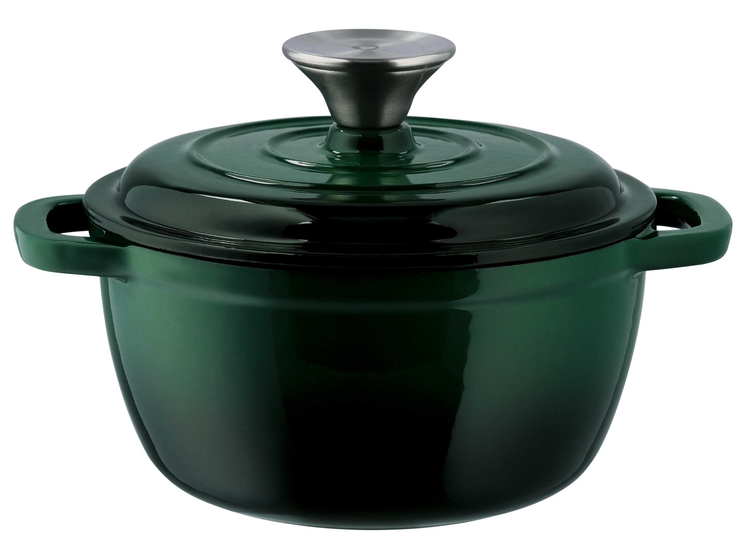 Silvercrest® Litinový hrnec, Ø 16 cm (zelená)