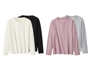 Dámské triko s dlouhými rukávy, 2 kusy
