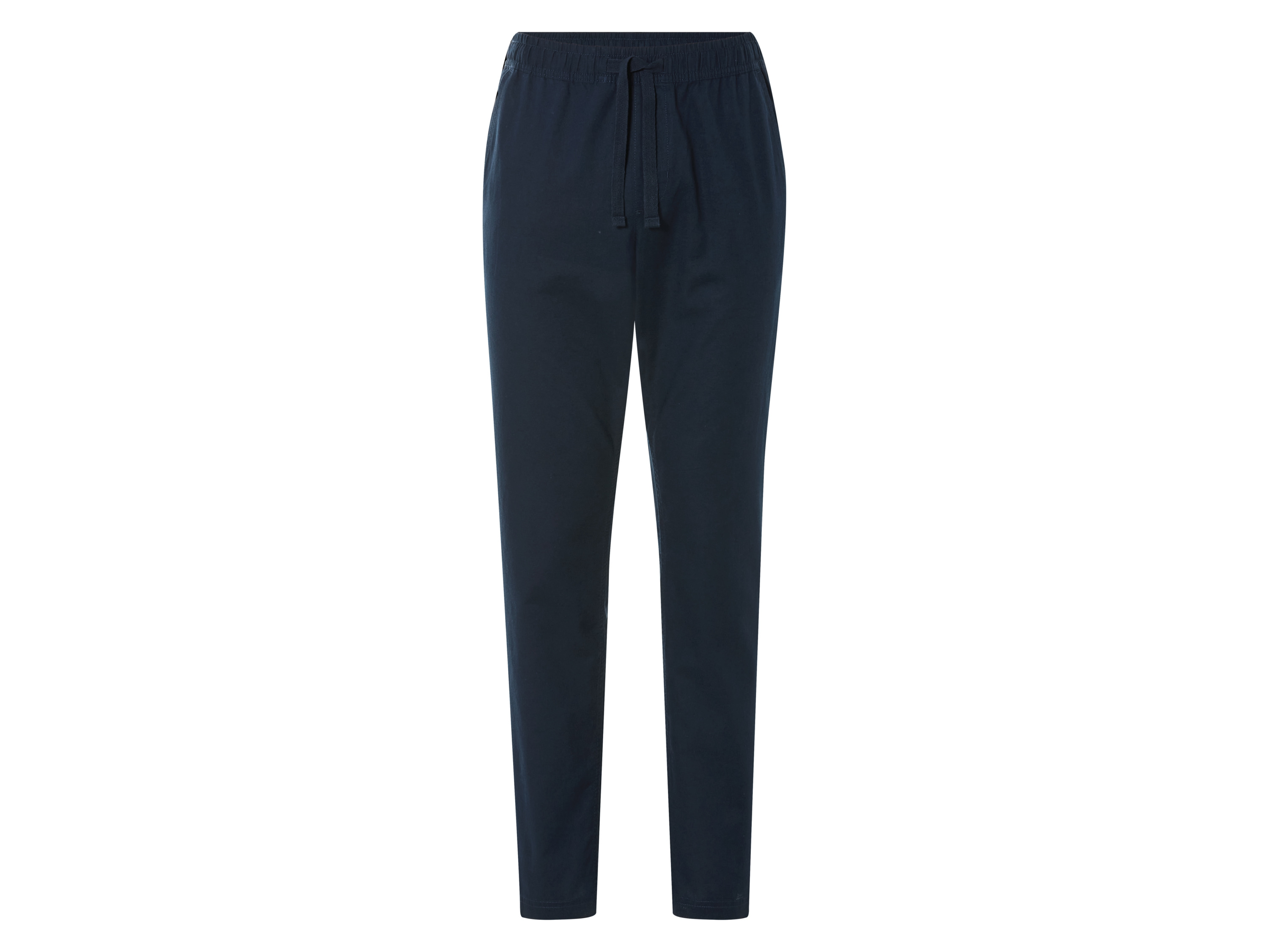 Livergy® Pánské kalhoty "Straight Fit" s podílem lnu (navy modrá, XXL (60/62))
