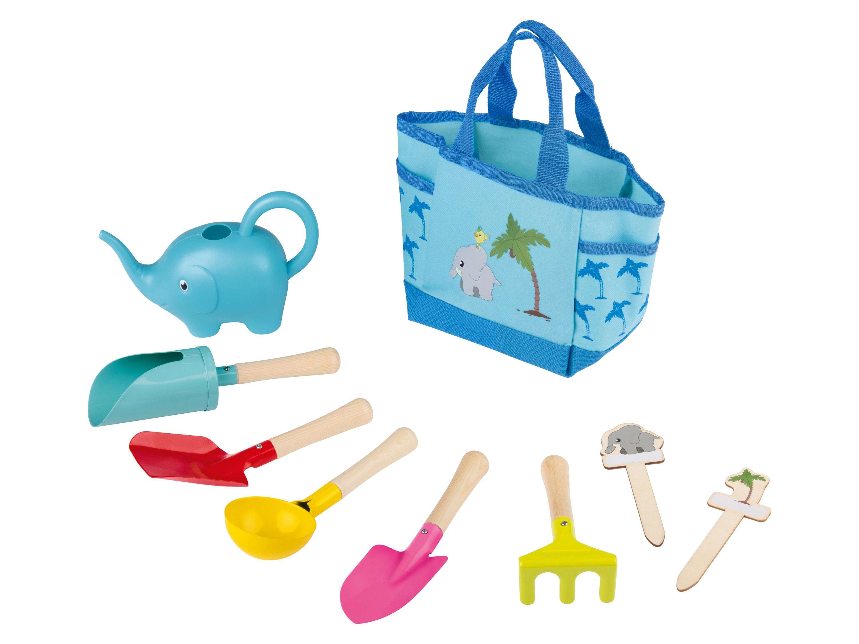 lupilu® Dětská zahradnická taška (modrá)