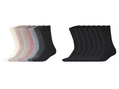 esmara® Dámské ponožky s BIO bavlnou, 7 párů