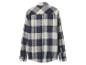 Pánská kostkovaná košile s dlouhým rukávem v modré, červené a krémové barvě.