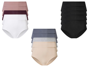 esmara® Dámské kalhotky s vysokým pasem, 5 kusů