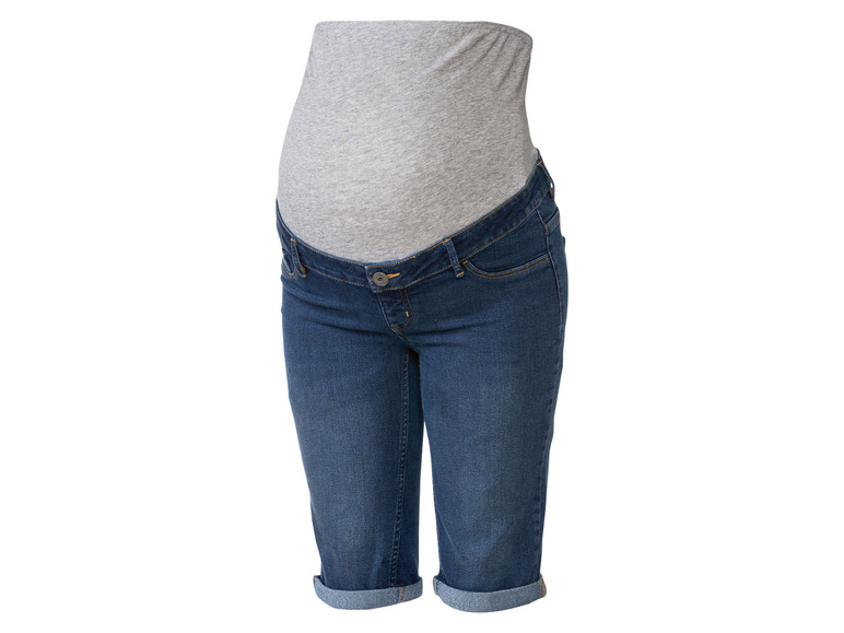 Zobrazit na celou obrazovku esmara® Dámské těhotenské džínové kraťasy - Obrázek 2