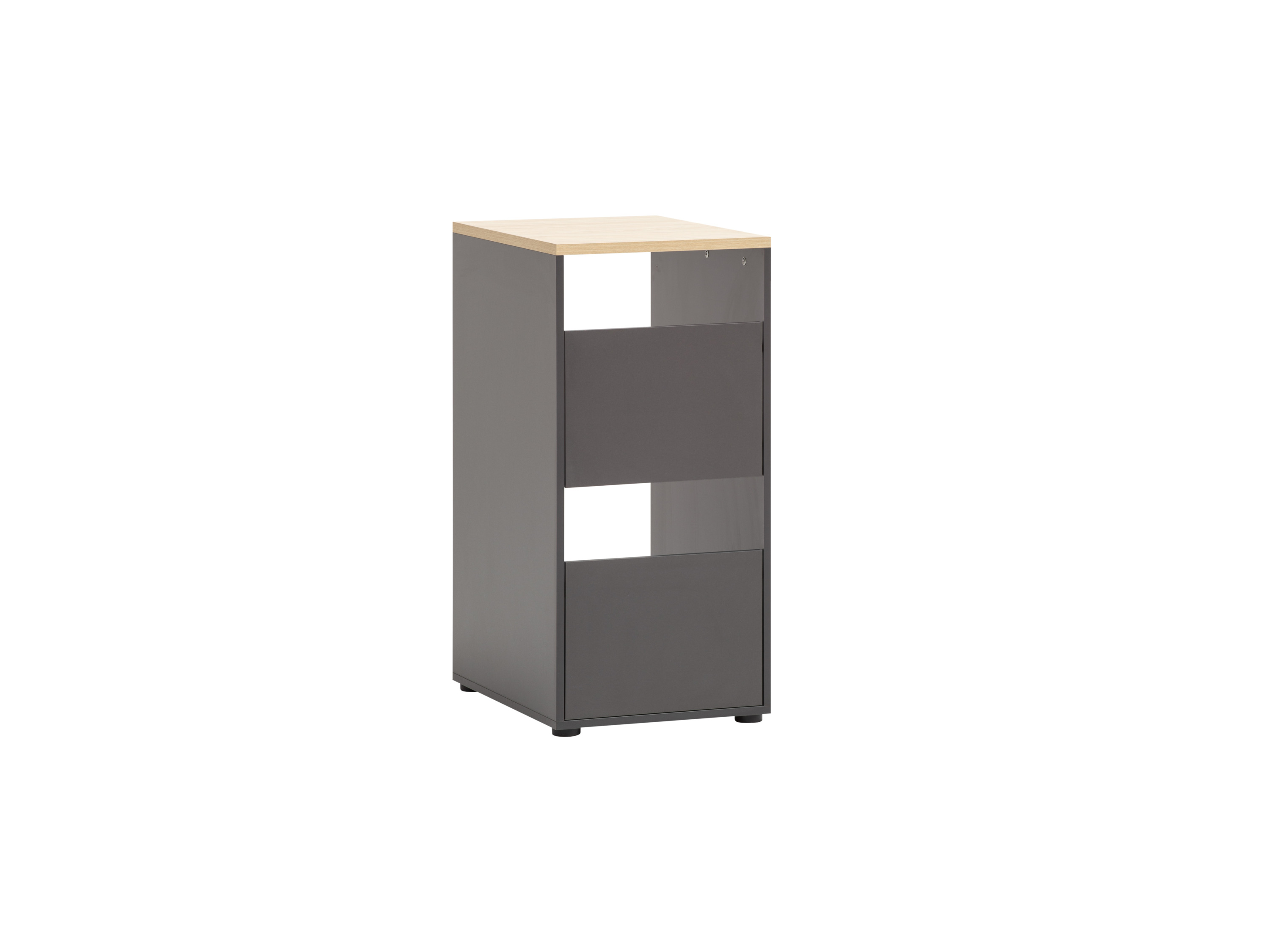 Schildmeyer Skříňka k pračce »Solea« (2x žlab na prádlo, výška 95,8 cm, antracitová)