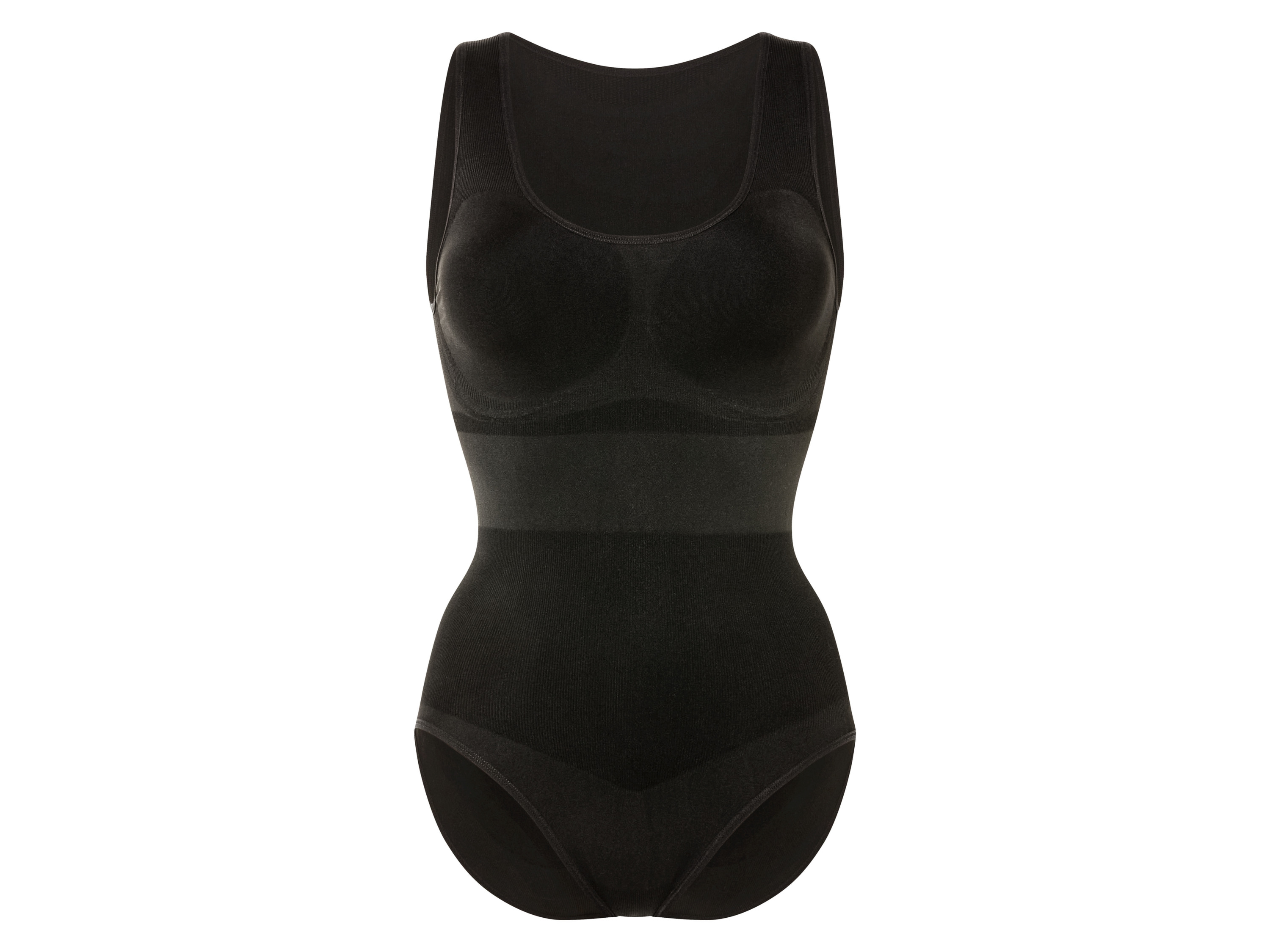 esmara® Dámské bezešvé tvarující body (černá, XL (48/50))