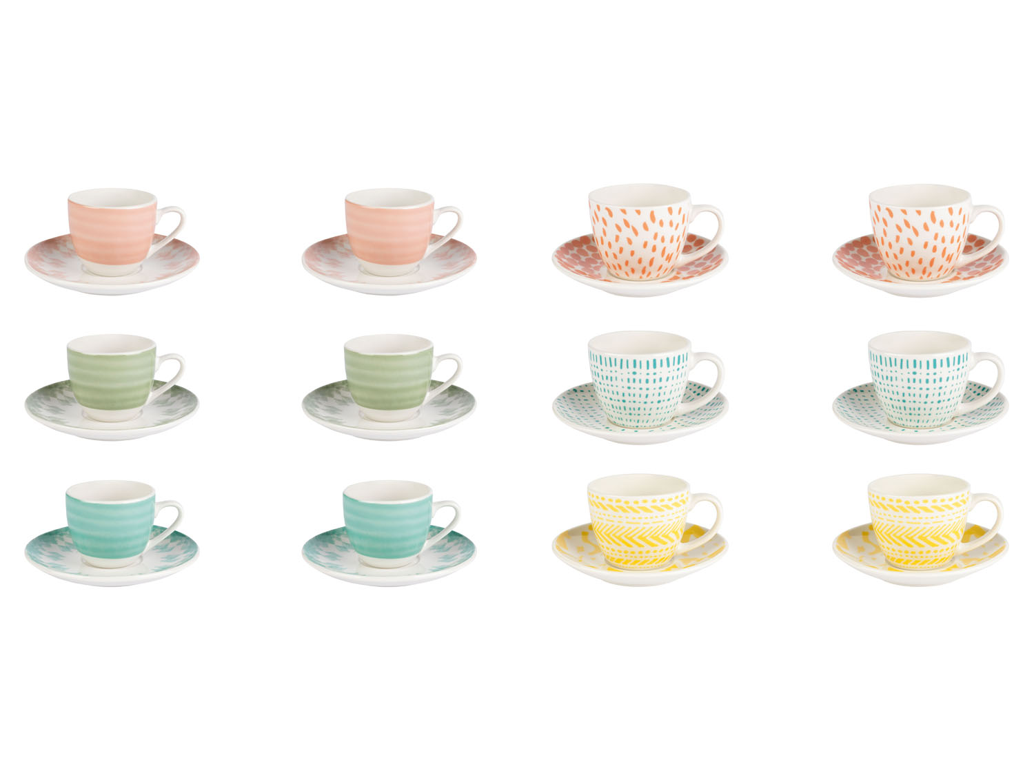 Tognana Porcelánová kávová souprava, 12dílná