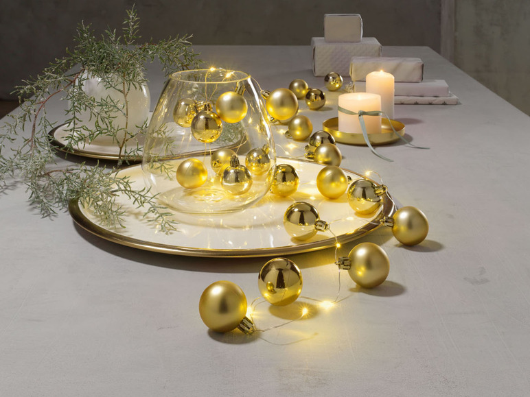 Zobrazit na celou obrazovku LIVARNO home Vánoční LED koule, 24 LED - Obrázek 3