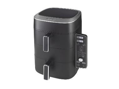 SILVERCREST® Dvouzónová horkovzdušná fritéza SHFDV 2470 A1, 2x 4,75 l