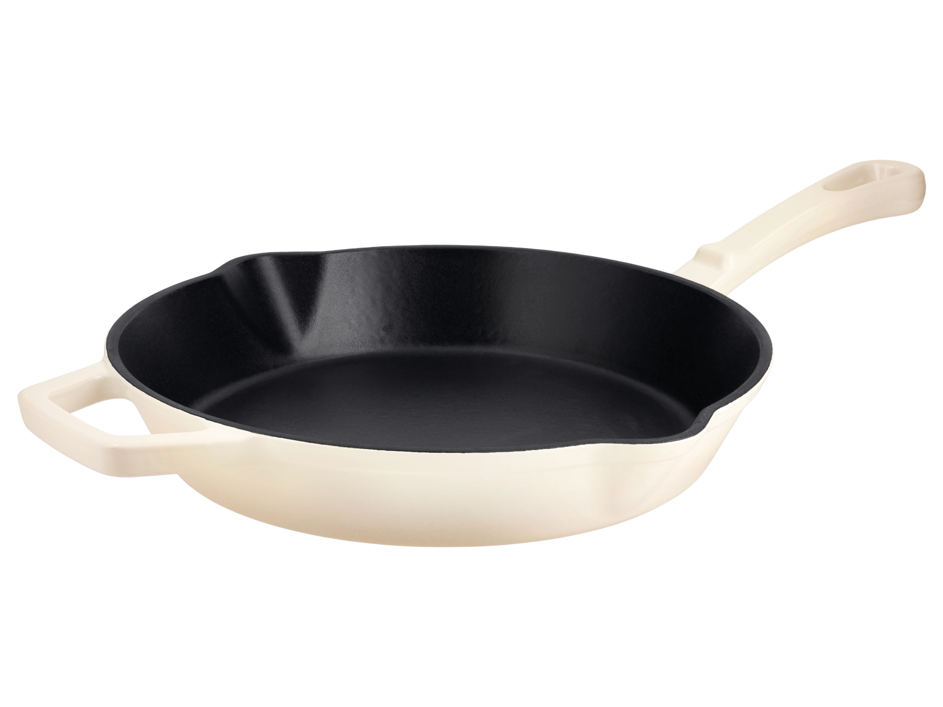 Silvercrest® Litinová grilovací pánev Premium, Ø 25 cm (kulatá, krémová)
