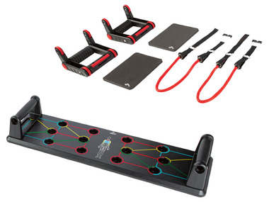 CRIVIT Deska push-up / Fitness sada 3 v 1