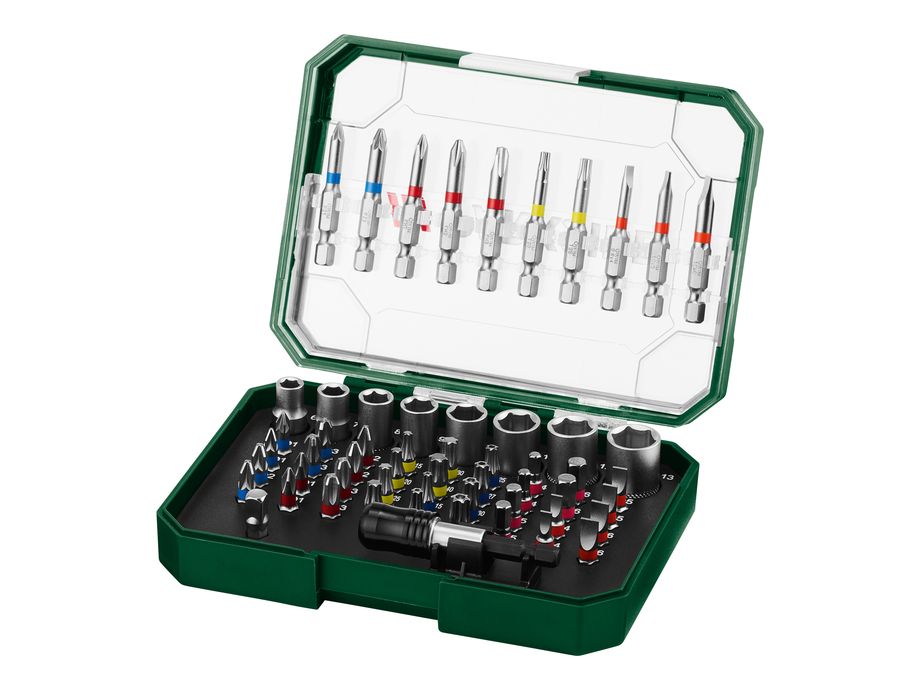 Parkside® Sada bitů Pbs3 A2, 71dílná / 56dílná (sada bitů a nástrčných klíčů, 56dílná)