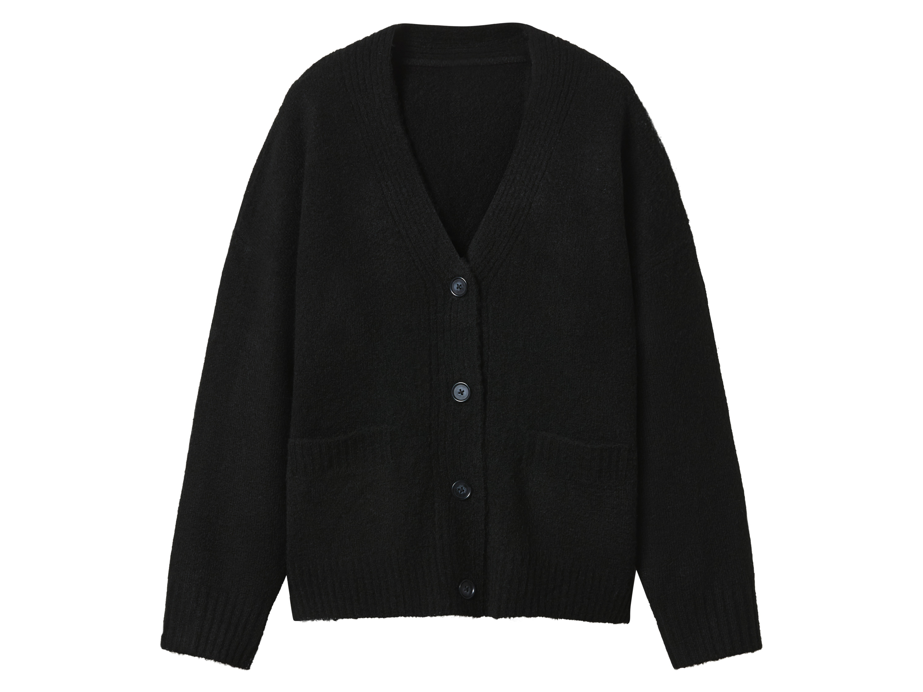 esmara® Dámský kardigan s podílem vlny (černá, M(40/42))