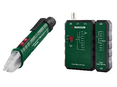 PARKSIDE® Bezkontaktní zkoušečka napětí PKSS A2 / Zkoušečka síťových kabelů PNKT A1