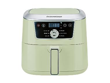 SILVERCREST® Horkovzdušná fritéza SHFD 2000 D2, 4,7 l, mintová