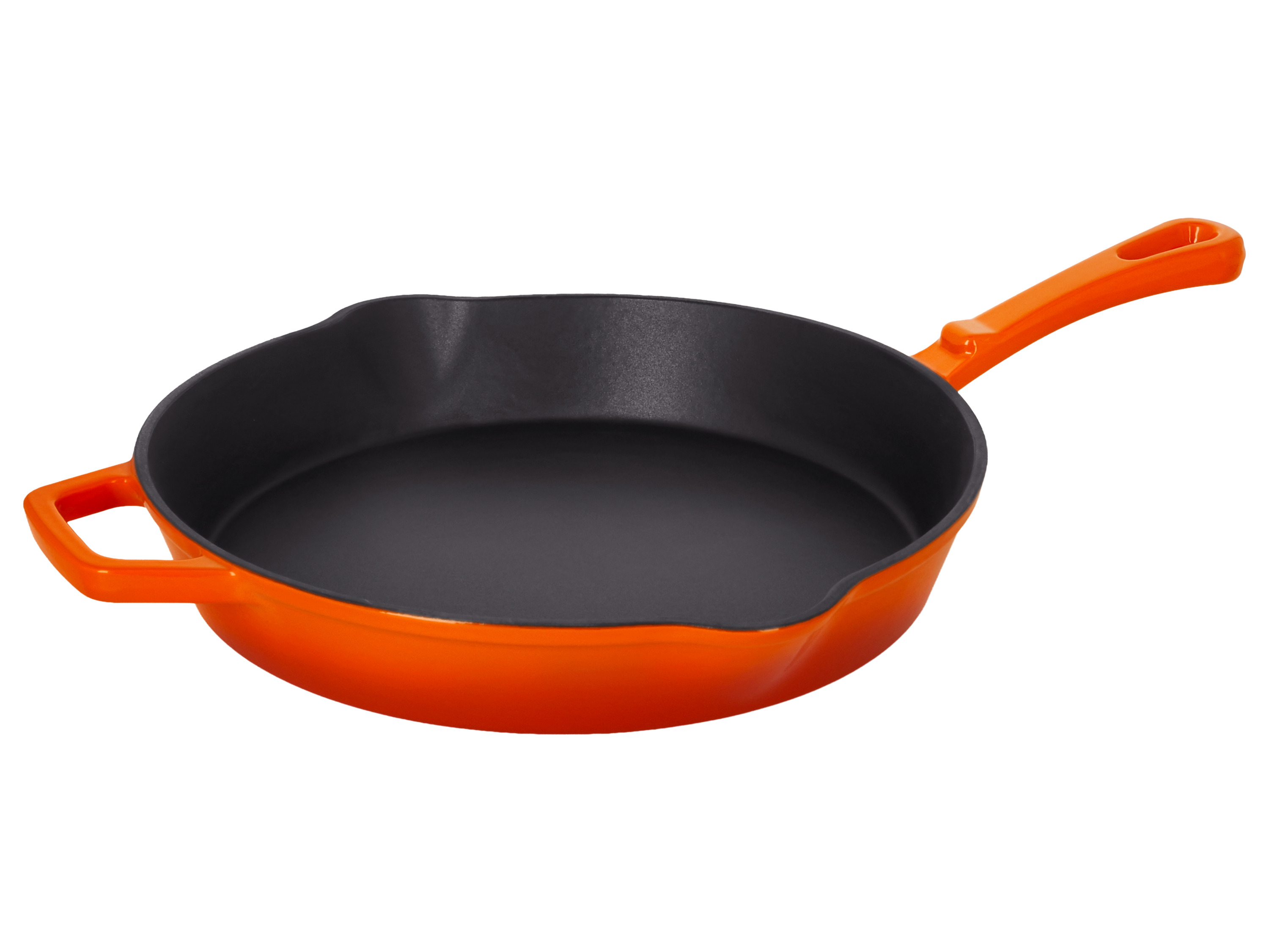 Silvercrest® Litinová pánev Premium, Ø 30 cm (oranžová)